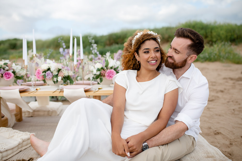 Beach Picnic Wedding Ellie Lou Photography