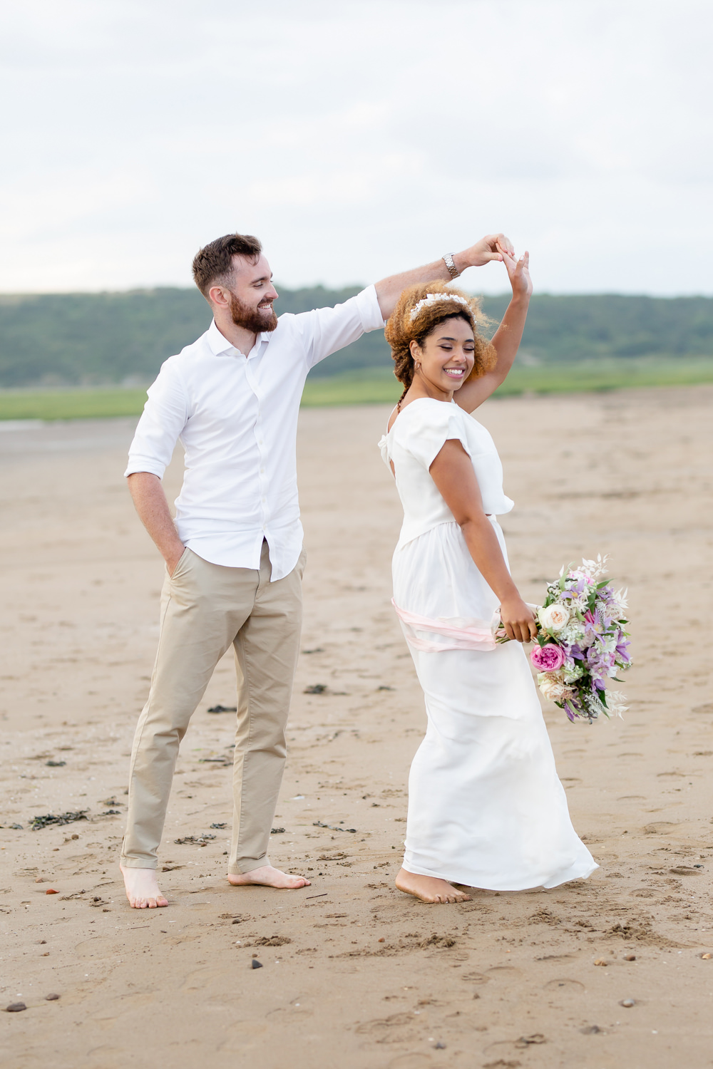 Beach Picnic Wedding Ellie Lou Photography
