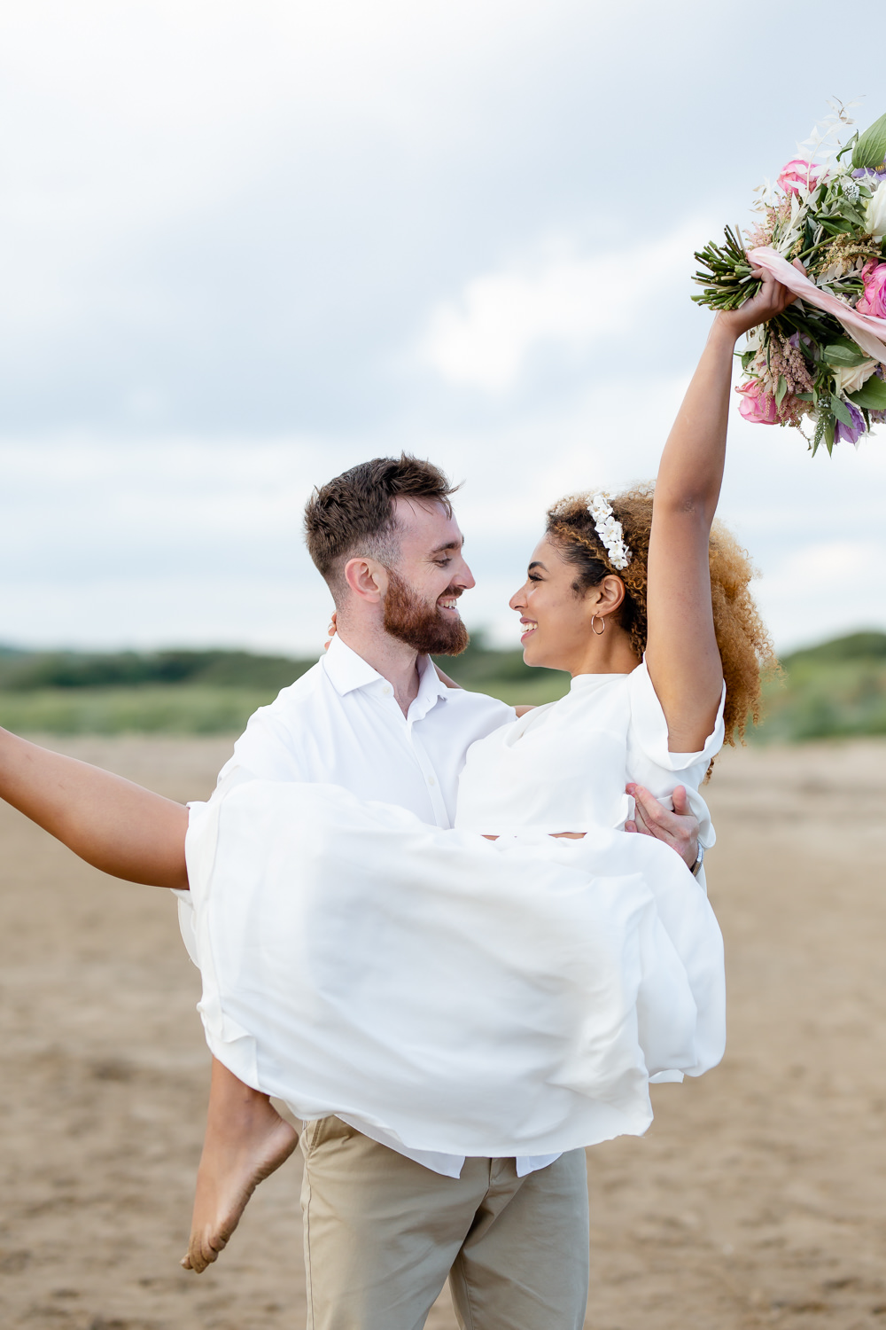 Beach Picnic Wedding Ellie Lou Photography