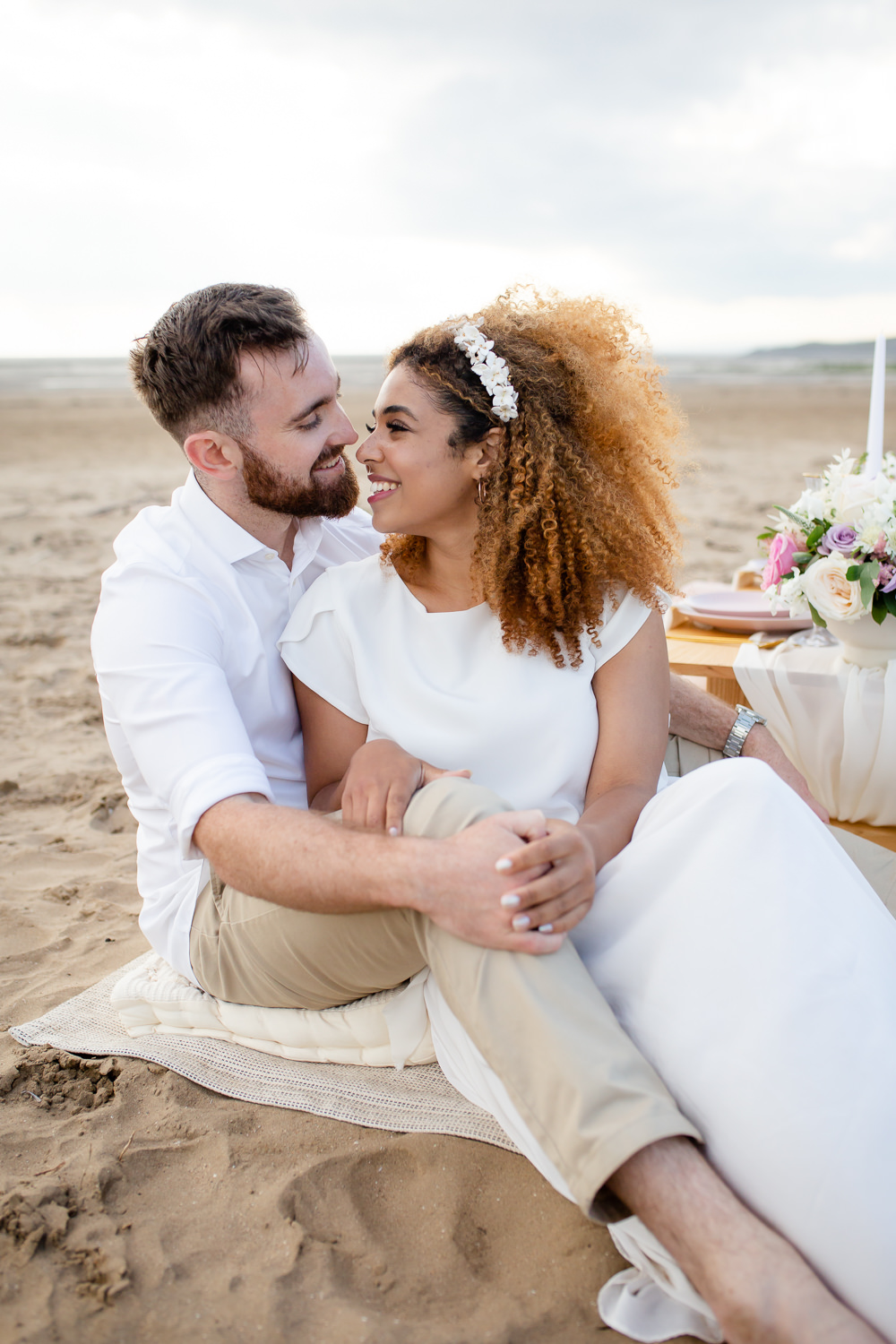 Beach Picnic Wedding Ellie Lou Photography