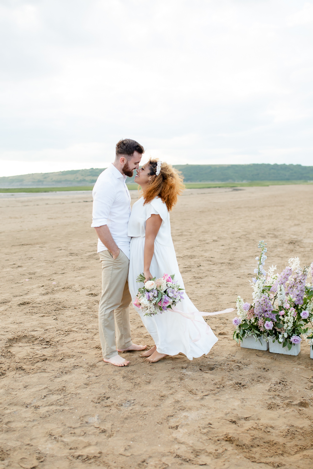 Beach Picnic Wedding Ellie Lou Photography