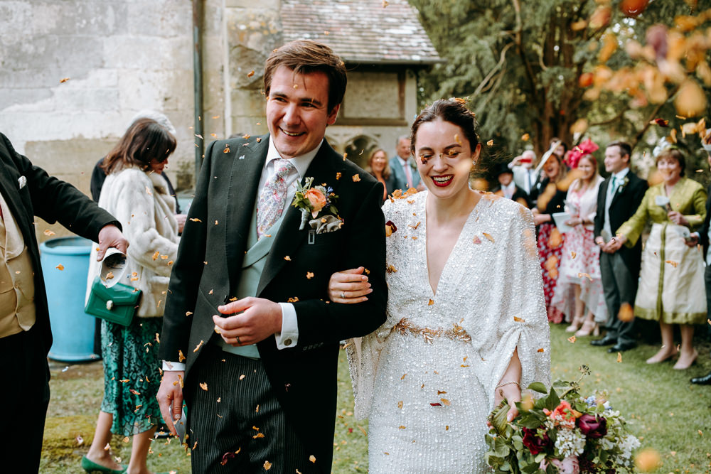 Confetti Throw Bluebell Woods Wedding Andrew Brannan Photography