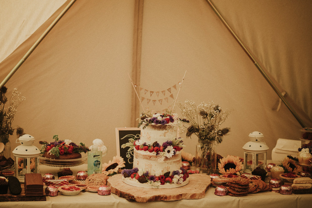 Cake Table Dessert Dunbar Wedding Bernadeta Kupiec