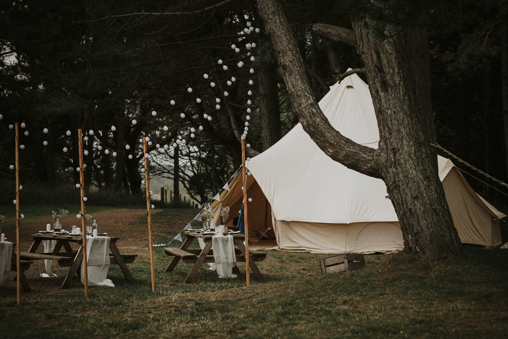 Bell Tent Glamping Dunbar Wedding Bernadeta Kupiec