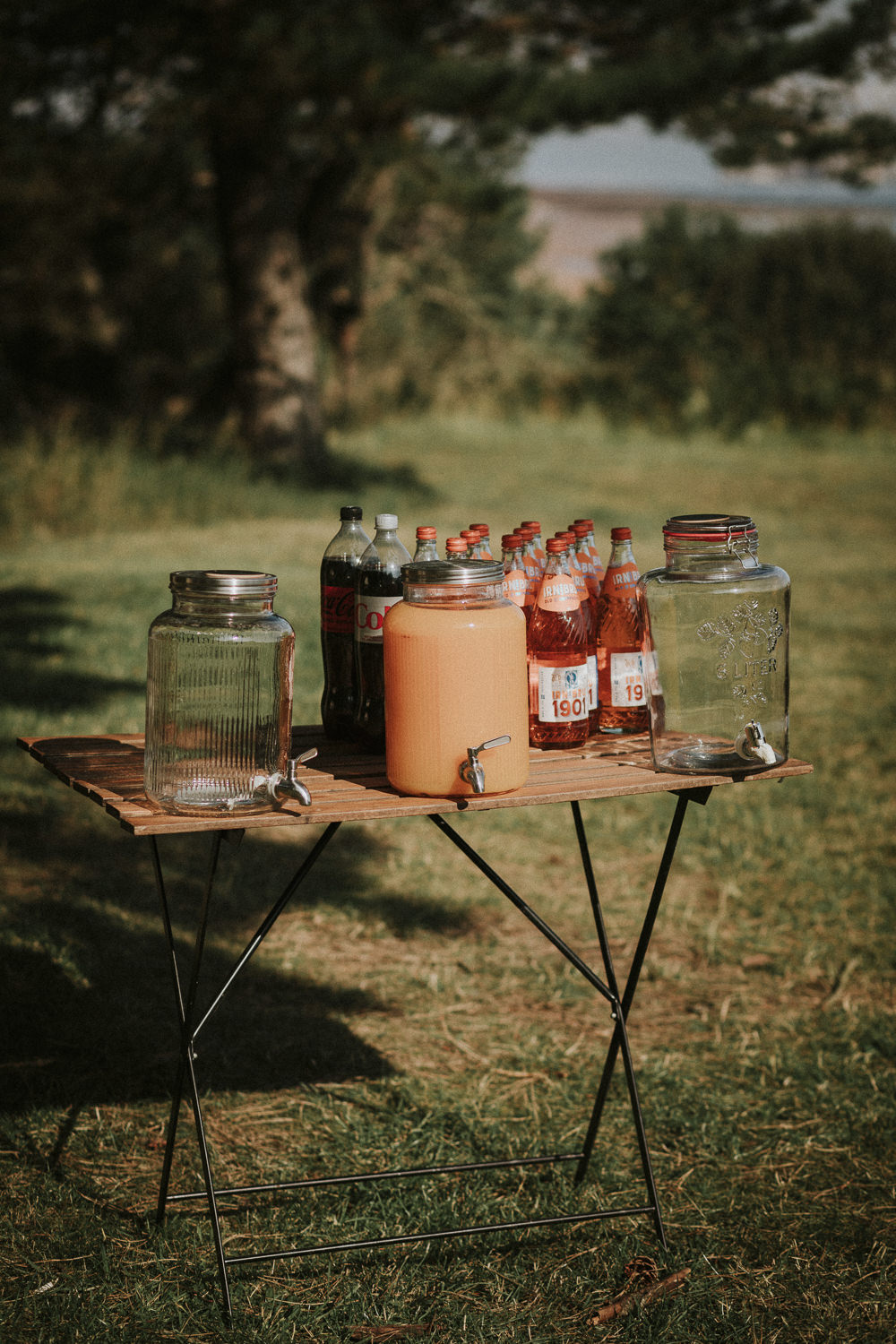 Drinks Dispenser Dunbar Wedding Bernadeta Kupiec