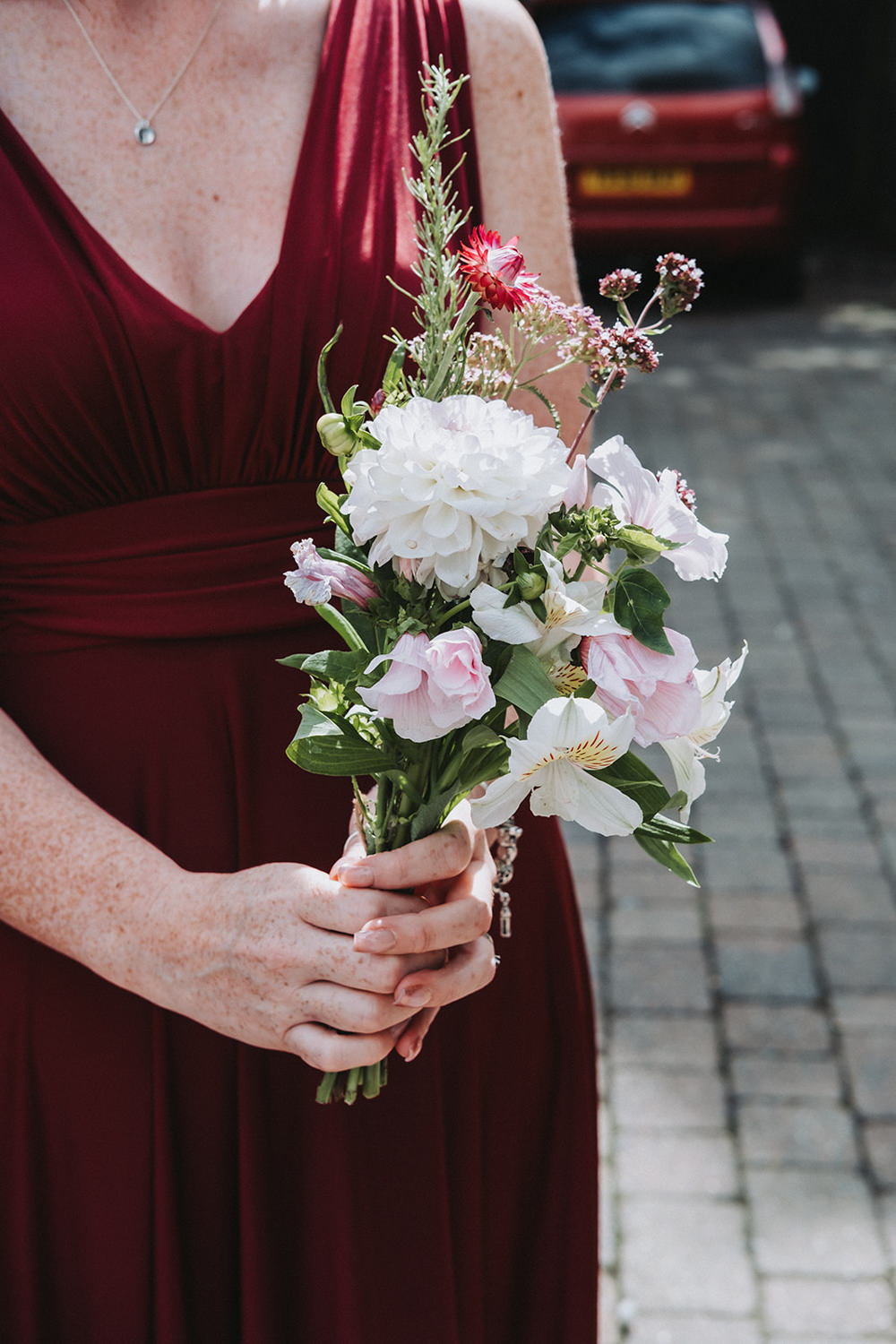 Bridesmaid Bouquet Flowers Engine Shed Wedding Nicola Mackrill Photography