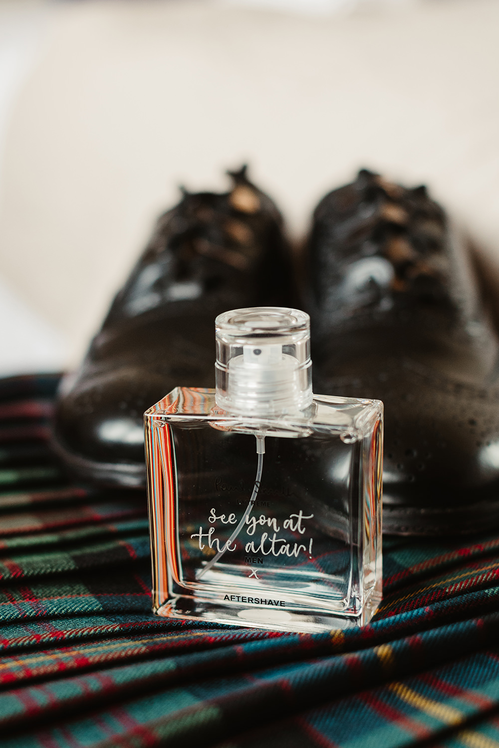 Groom Gift Aftershave Fife Wedding Emma Lawson Photography