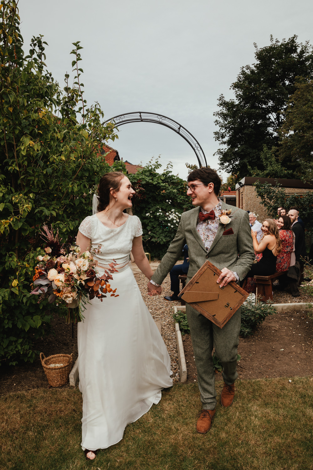 Intimate & Pretty Back Garden Wedding at Home