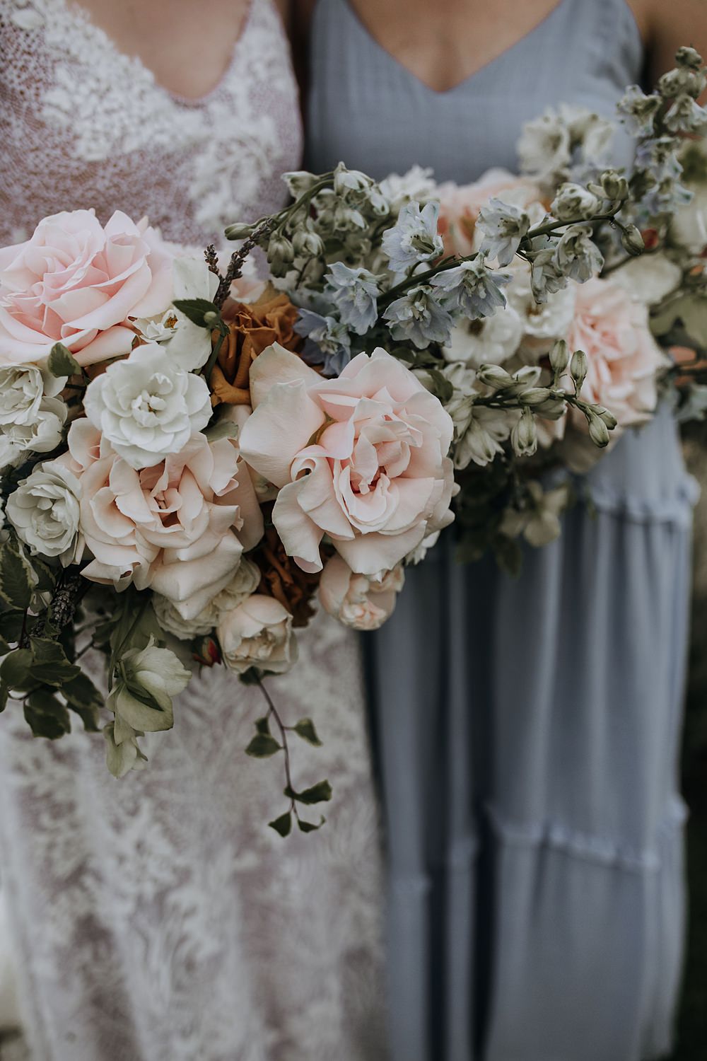 Bridal Bridal Bouquet Flowers Pink Rose White Stocks Kooroomba Lavender Farm Wedding Jessica Turich Photography