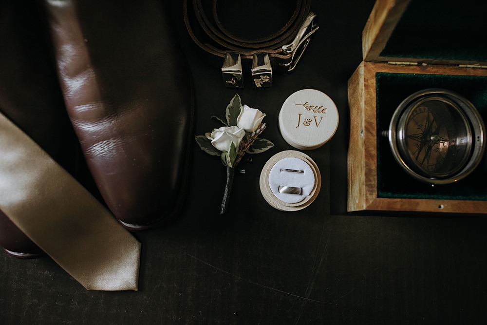 Groom Accessories Kooroomba Lavender Farm Wedding Jessica Turich Photography