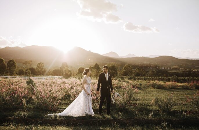 Kooroomba Lavender Farm Wedding Jessica Turich Photography