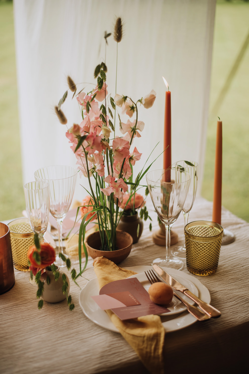 Potted Plant Flowers Decor Sweet Peas Meadows Norfolk Megan Duffield Photography