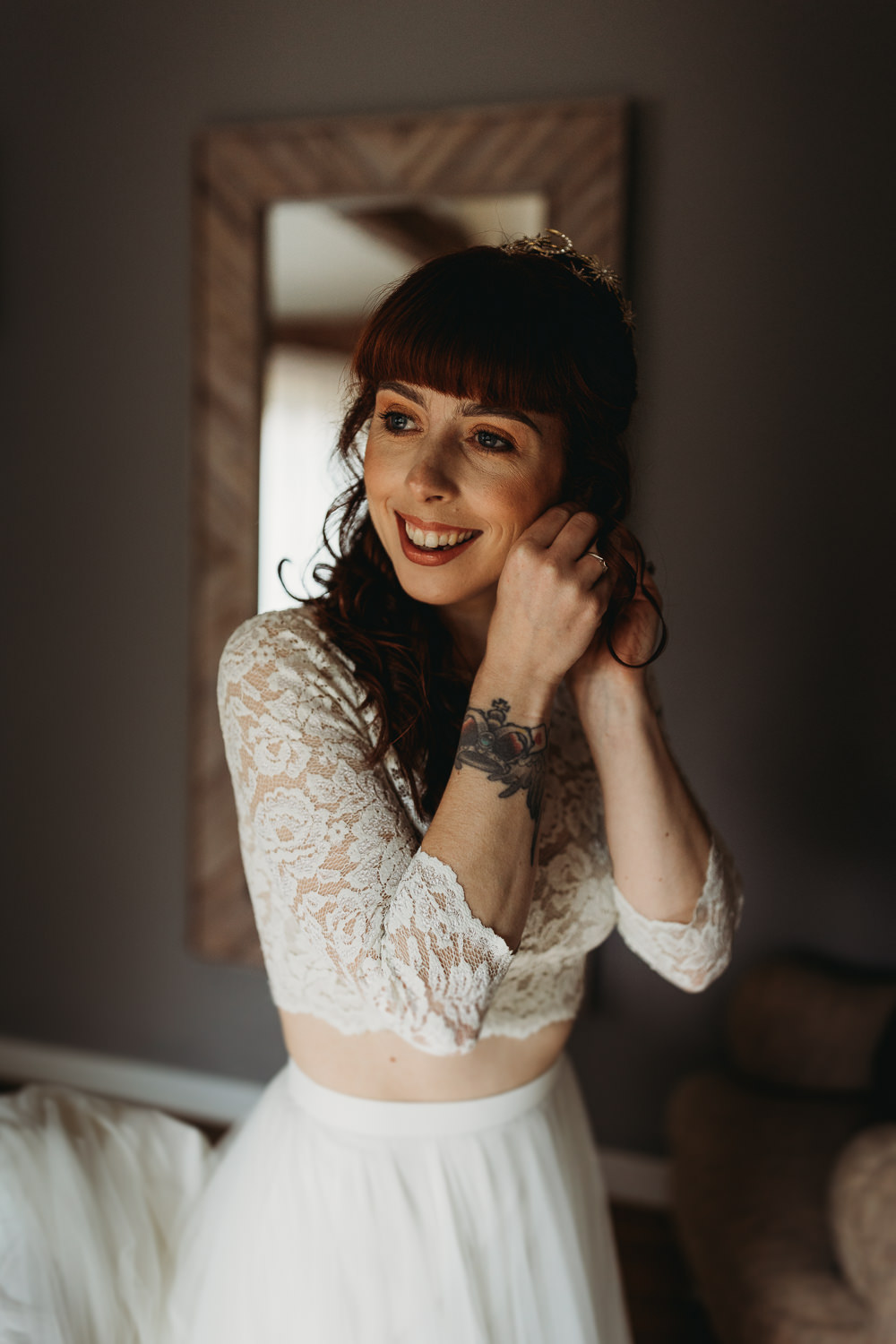 Bride Bridal Make Up Northamptonshire Barn Wedding Thyme Lane Photography