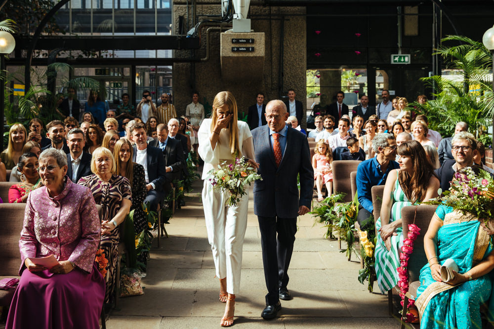 Barbican Conservatory Wedding Lyndsey Goddard