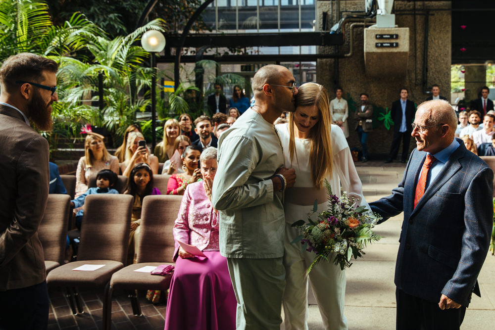 Barbican Conservatory Wedding Lyndsey Goddard