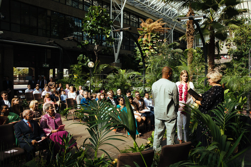 Barbican Conservatory Wedding Lyndsey Goddard