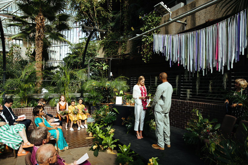 Barbican Conservatory Wedding Lyndsey Goddard