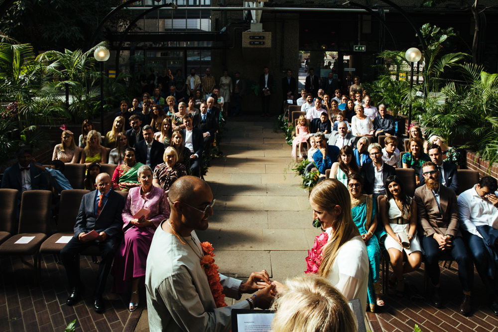 Barbican Conservatory Wedding Lyndsey Goddard