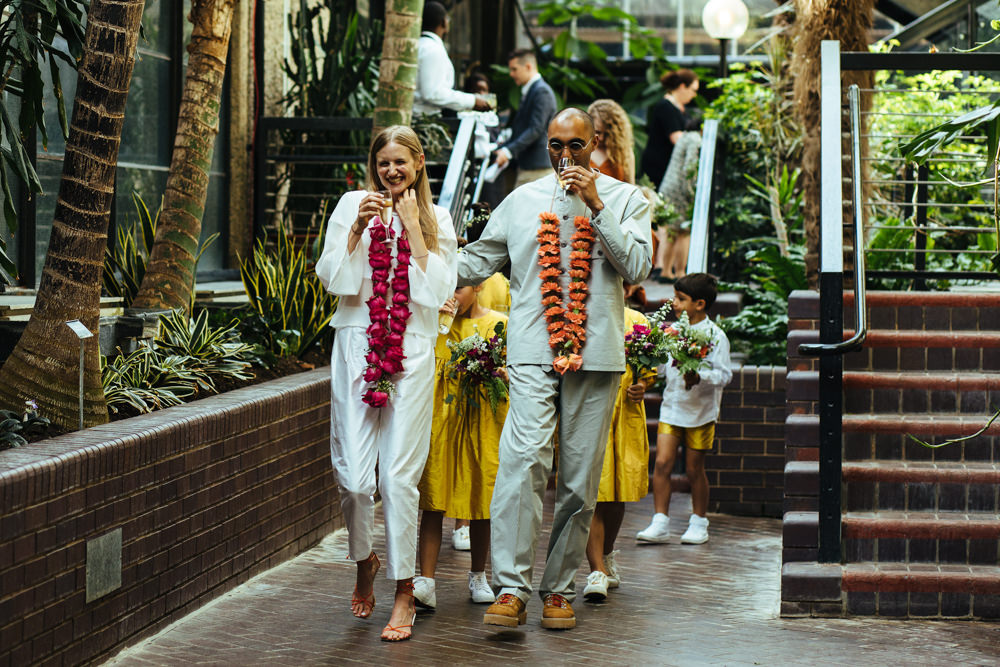 Barbican Conservatory Wedding Lyndsey Goddard