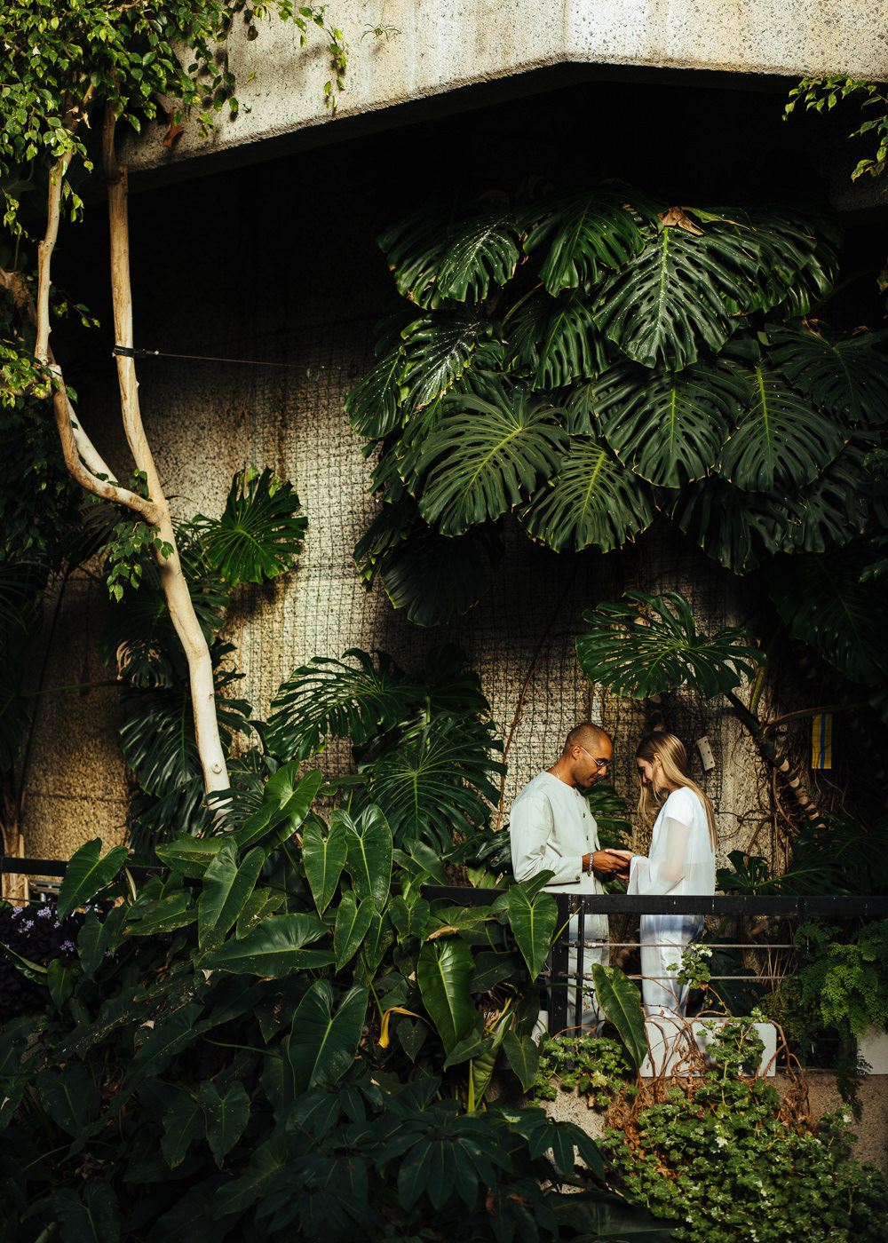 Barbican Conservatory Wedding Lyndsey Goddard