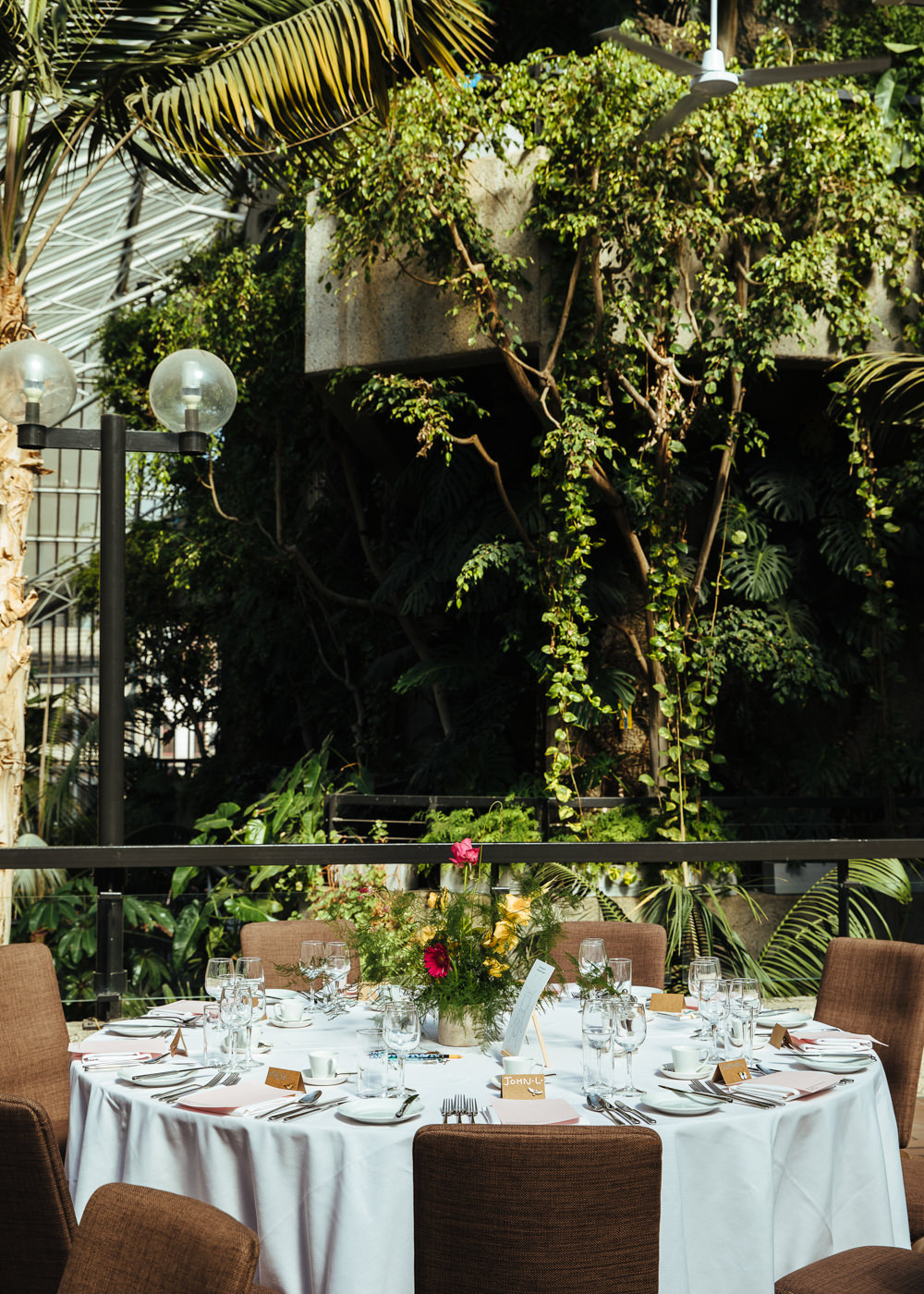 Barbican Conservatory Wedding Lyndsey Goddard