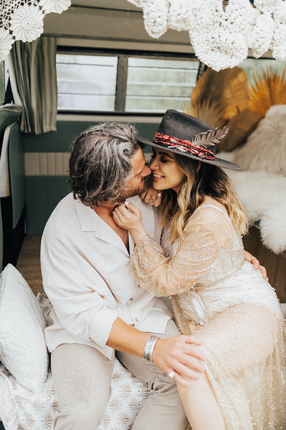Boho Beach Elopement Rebecca Carpenter Photography
