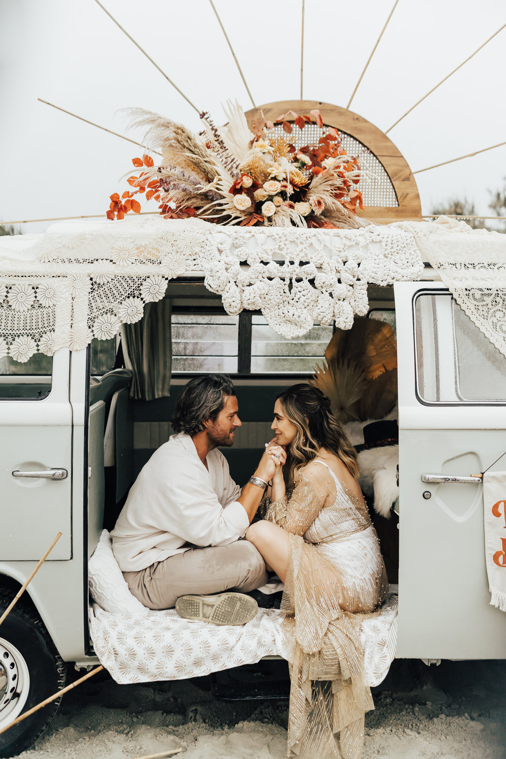 Boho Beach Elopement Rebecca Carpenter Photography