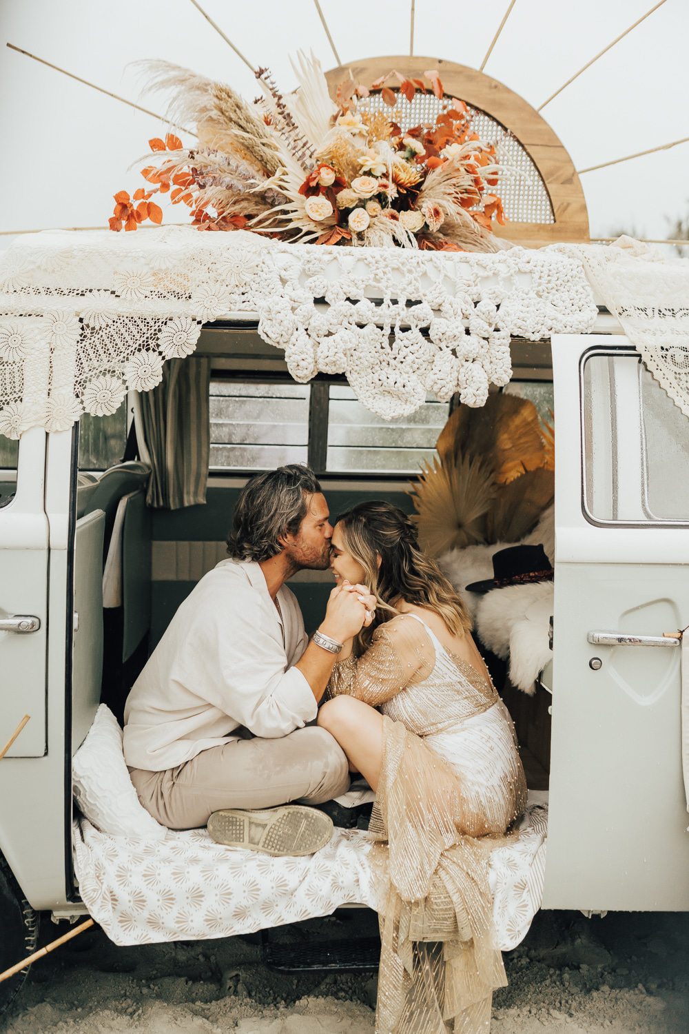 Boho Beach Elopement Rebecca Carpenter Photography
