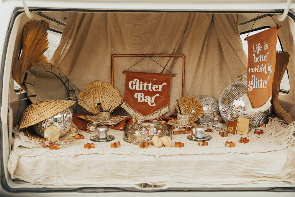 Glitter Bar Boho Beach Elopement Rebecca Carpenter Photography