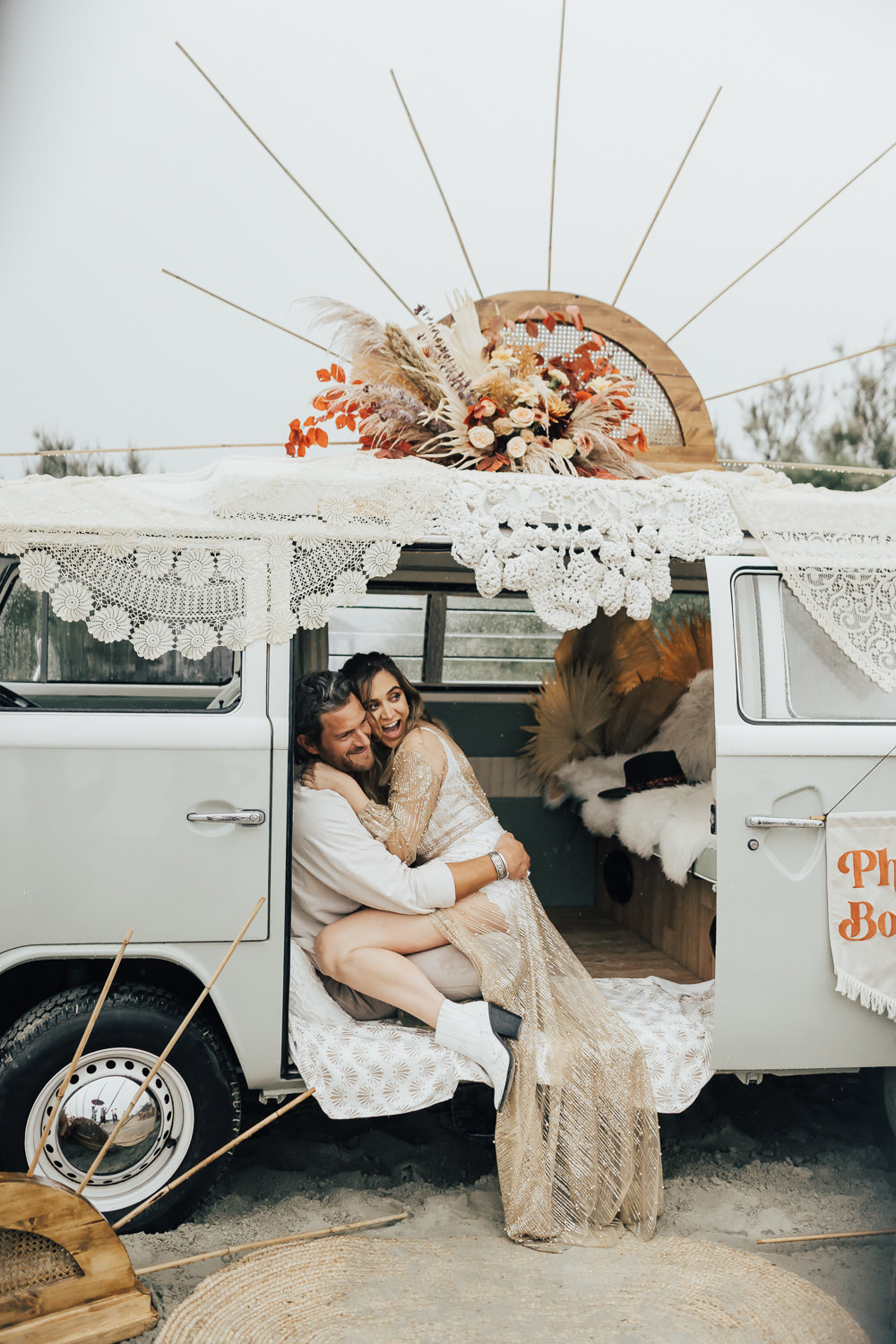 Boho Beach Elopement Rebecca Carpenter Photography