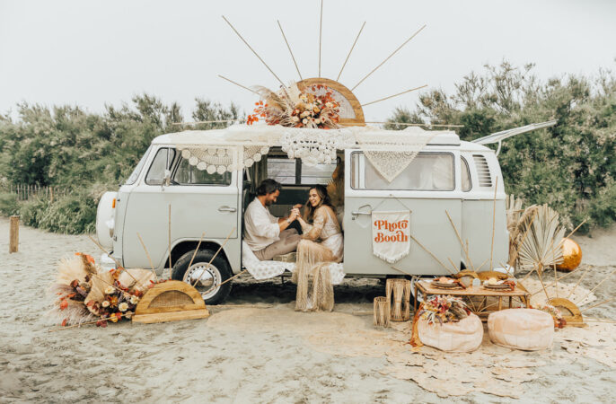 Boho Beach Elopement Rebecca Carpenter Photography