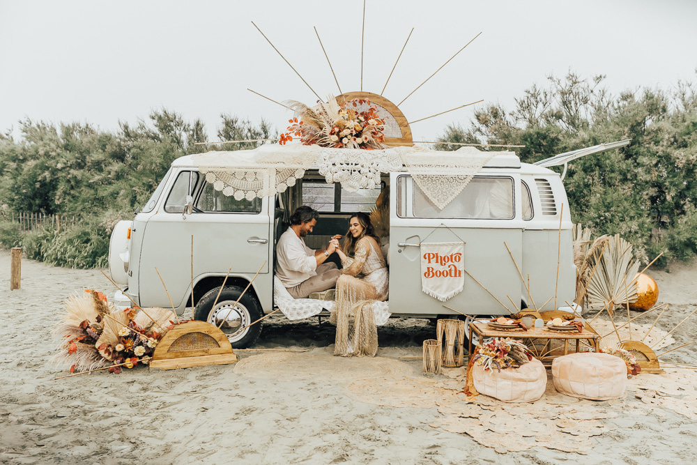 Boho Beach Elopement Rebecca Carpenter Photography