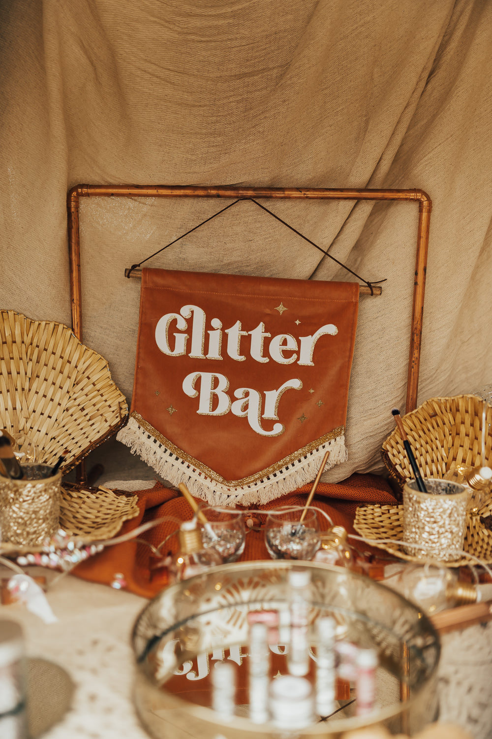 Glitter Bar Boho Beach Elopement Rebecca Carpenter Photography