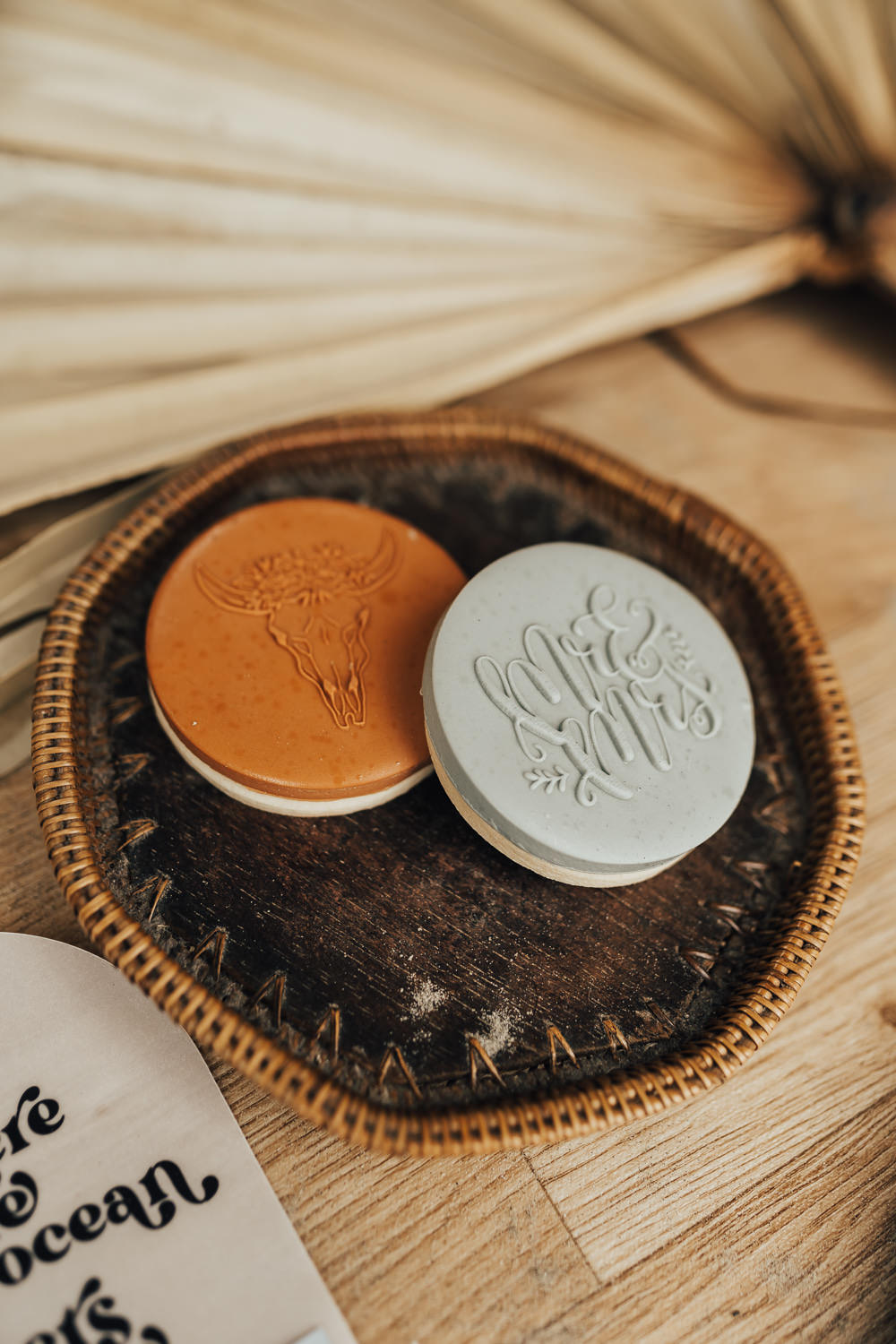 Biscuits Printed Cookies Boho Beach Elopement Rebecca Carpenter Photography