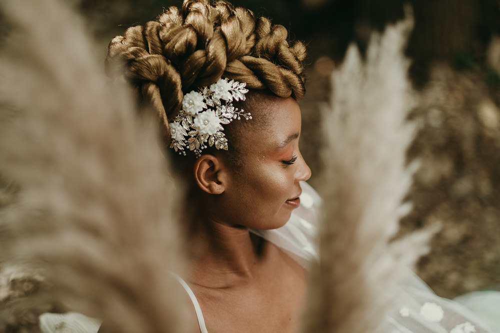 Bride Bridal Hair Style UpDo Accessory Wedding Tom Jeavons Photography