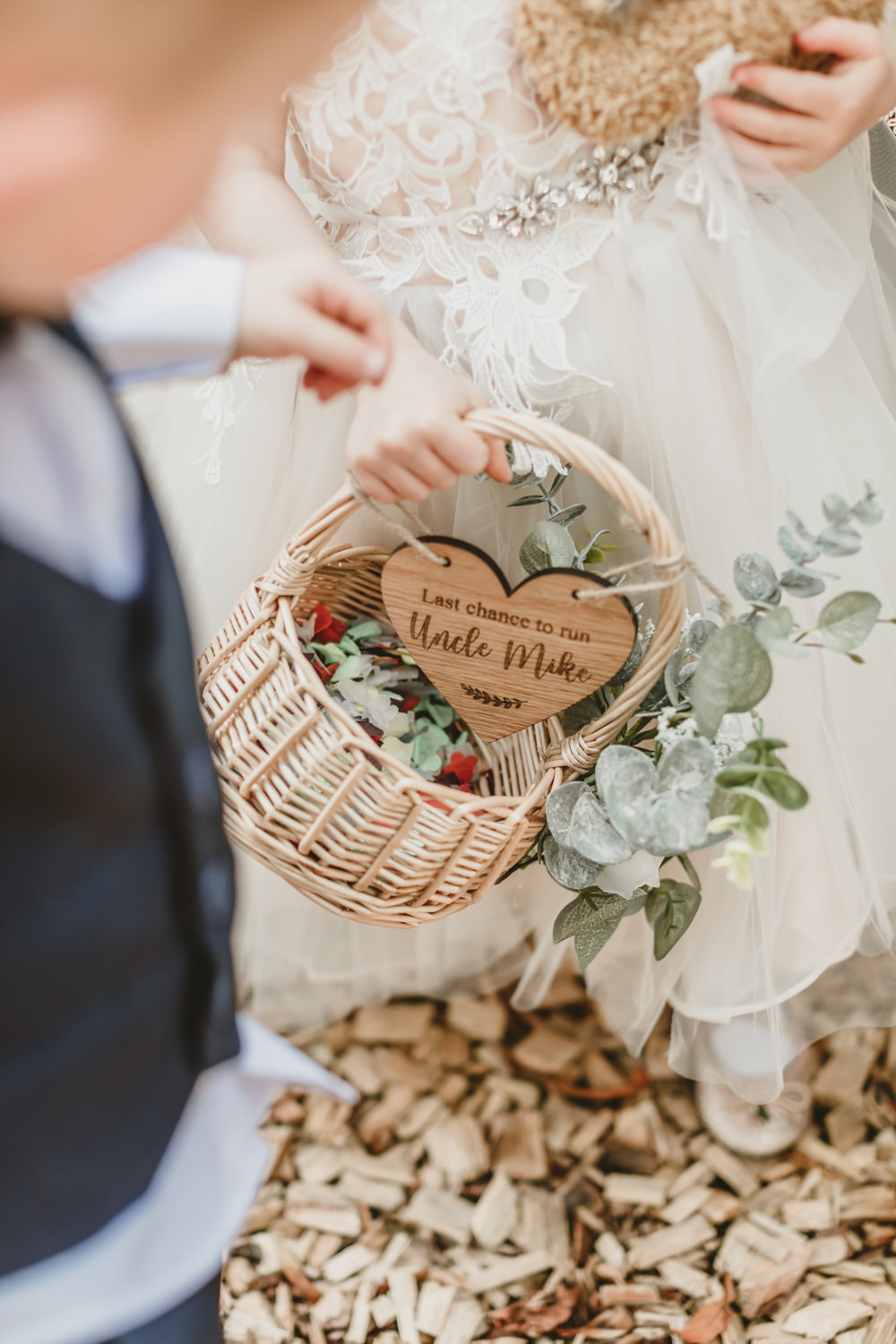 Flower Girl Basket Castletown Woodland Weddings Wedding Amy Lou Photography