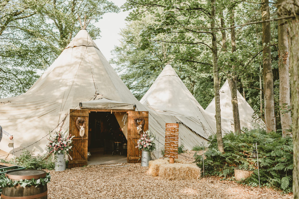 Tipi Reception Castletown Woodland Weddings Wedding Amy Lou Photography