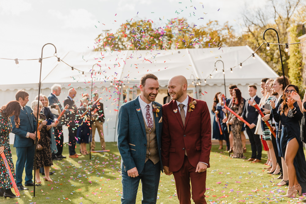 Celtic Manor Resort Wedding Michelle Huggleston Photography Confetti Throw