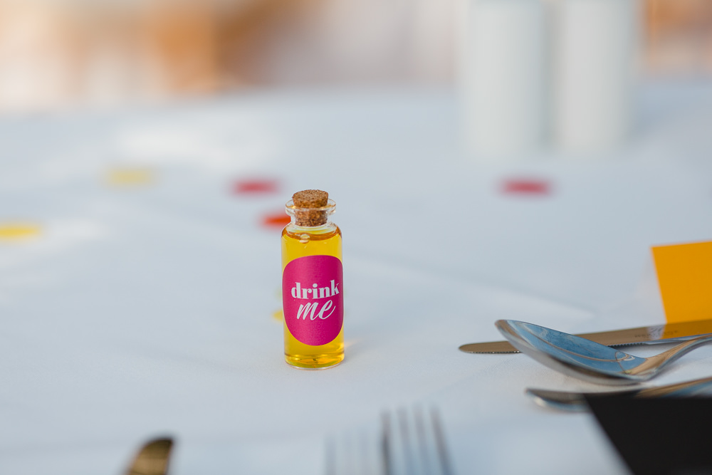 Mini Bottle Drink Favours Celtic Manor Resort Wedding Michelle Huggleston Photography