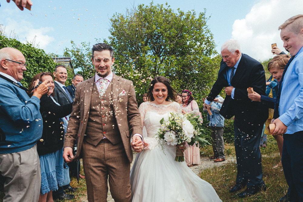 Cornish Tipi Wedding Emma Stoner Confetti Throw