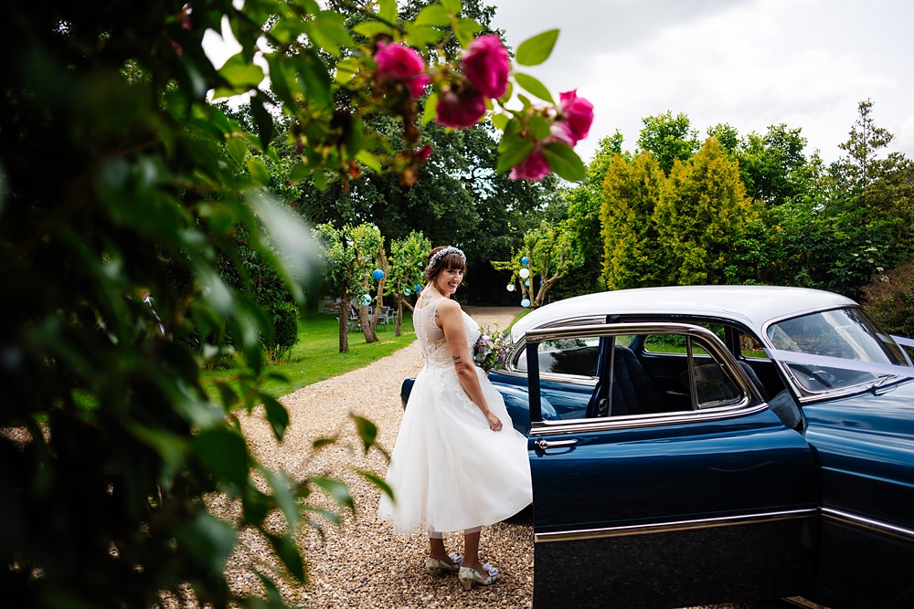 Vintage Classic Car Transport Dodmoor House Wedding Two D Photography