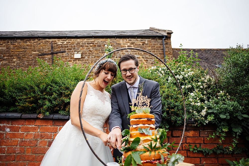 Naked Cake Layer Sponge Greenery Laser Cut Topper Hoop Backdrop Dodmoor House Wedding Two D Photography