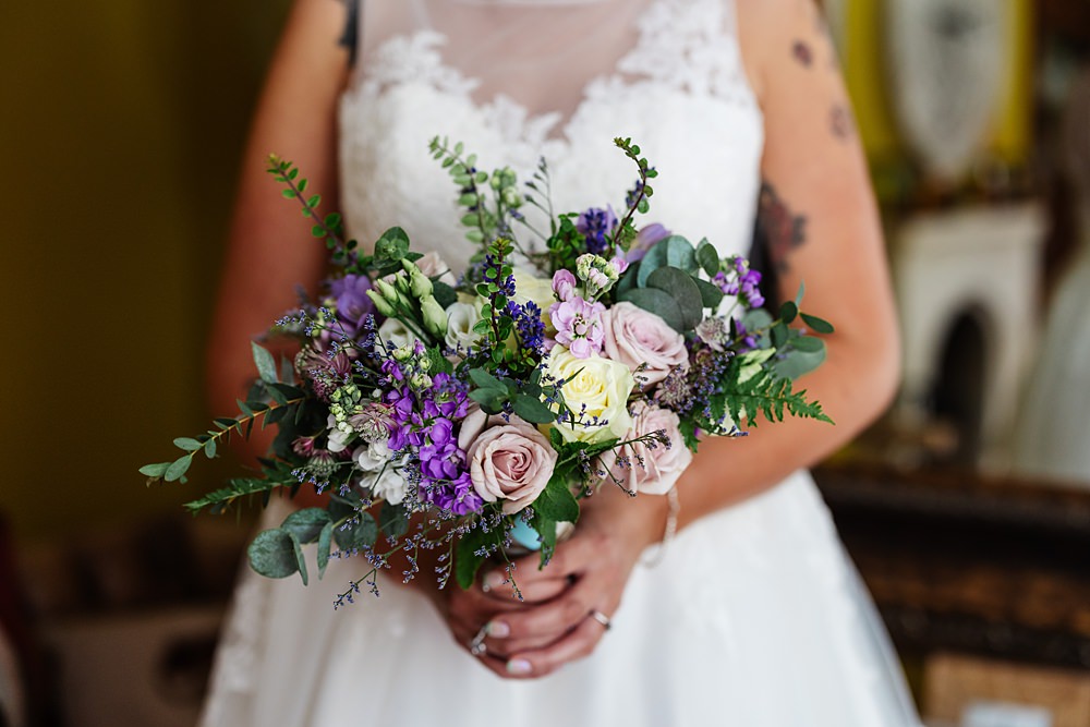 Bouquet Flowers Bride Bridal Lilac Pink Rose Dodmoor House Wedding Two D Photography