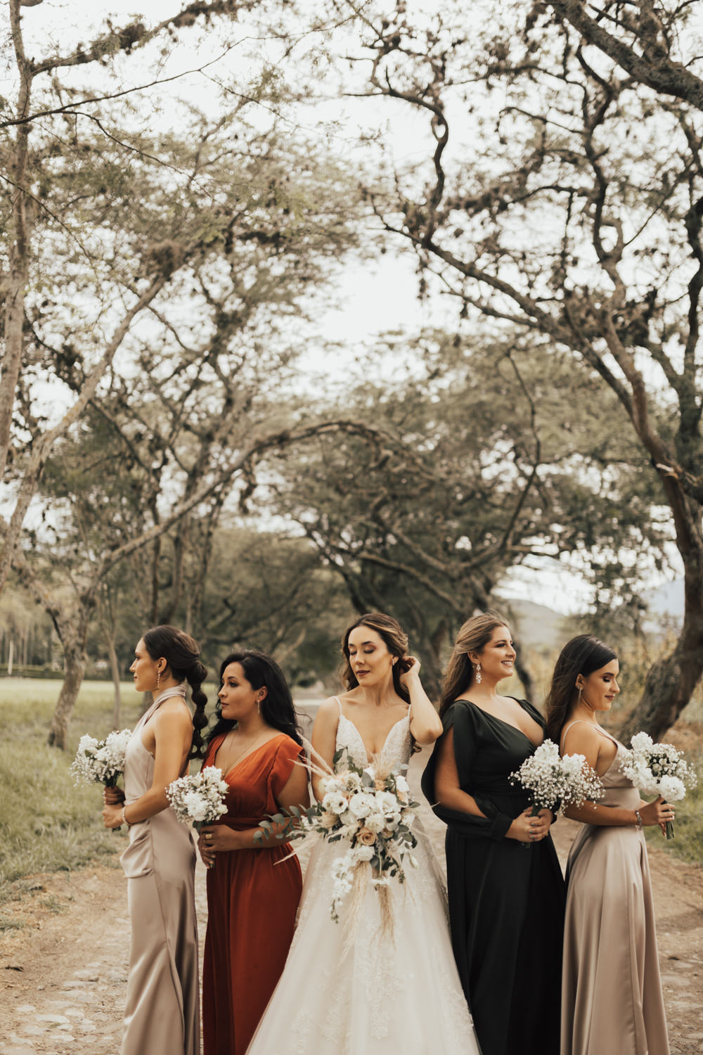 Mismatched Bridesmaids Dress Dresses Ecuador Wedding Michelle Agurto