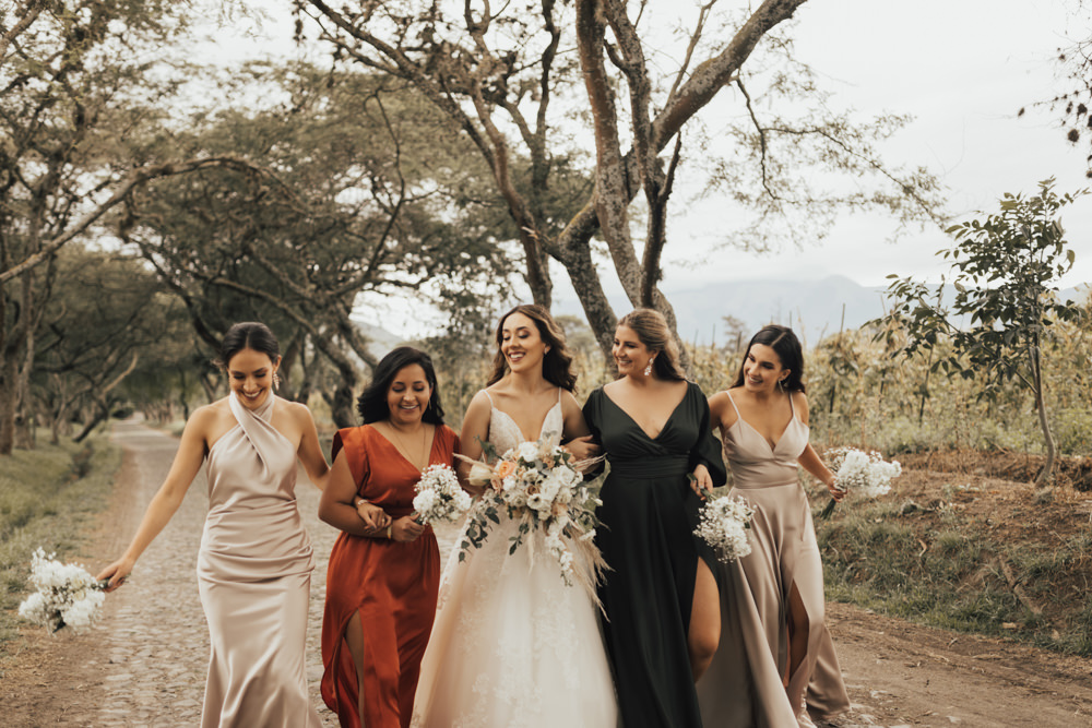 Mismatched Bridesmaids Dress Dresses Ecuador Wedding Michelle Agurto
