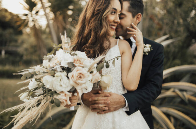Bouquet Flowers Bride Bridal Pampas Grass Ecuador Wedding Michelle Agurto