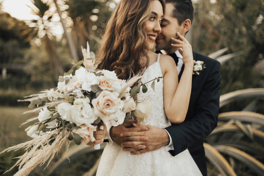 Bouquet Flowers Bride Bridal Pampas Grass Ecuador Wedding Michelle Agurto