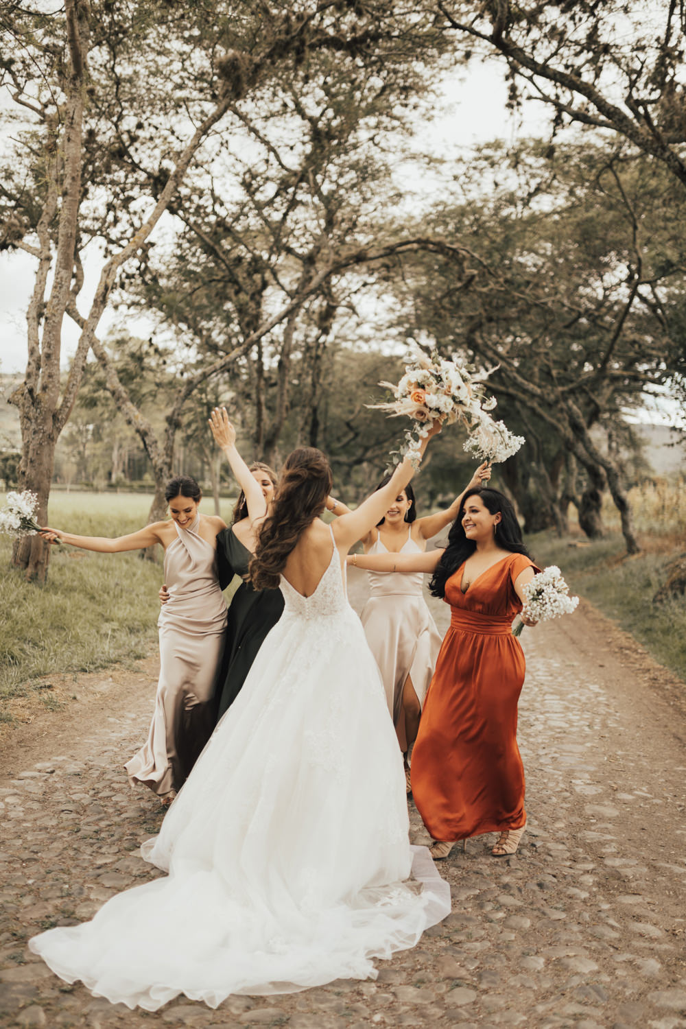 Mismatched Bridesmaids Dress Dresses Ecuador Wedding Michelle Agurto