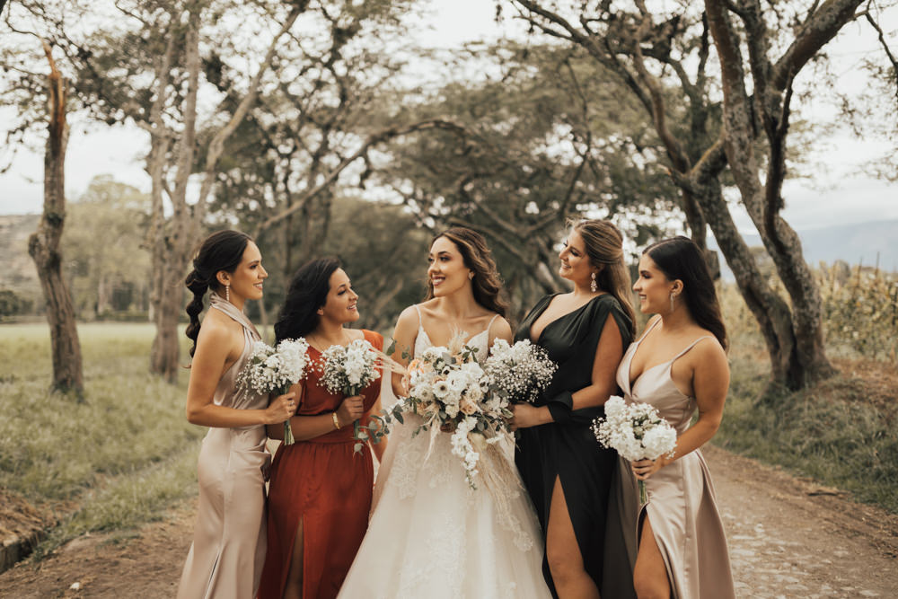 Mismatched Bridesmaids Dress Dresses Ecuador Wedding Michelle Agurto