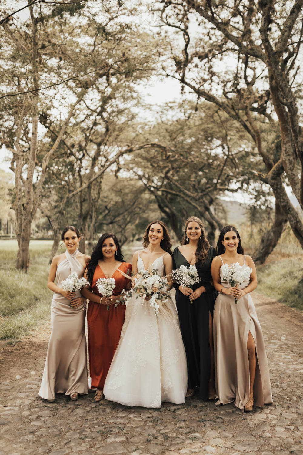 Mismatched Bridesmaids Dress Dresses Ecuador Wedding Michelle Agurto